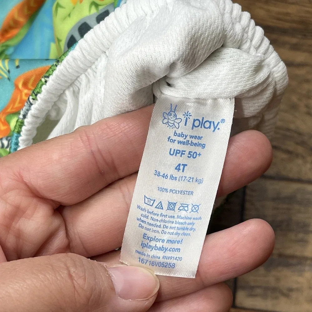 iPlay‎ Toddler Swim Diaper Unisex 4T UPF50+ Safari Summer Beach